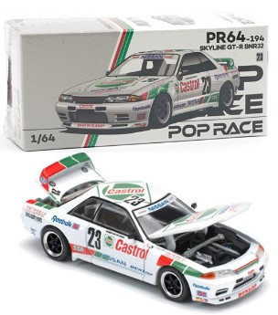 POP Race Skyline GT-R R32 #23 Macau Guia Race 1990 Winner, White/Red/Green