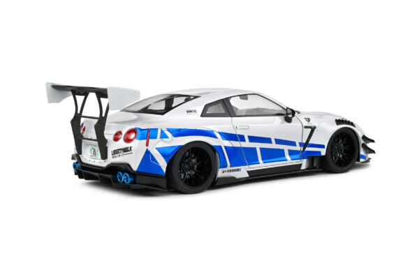 2024 Nissan GT-R (R35) LB Work Body Kit 2.0, blue/white