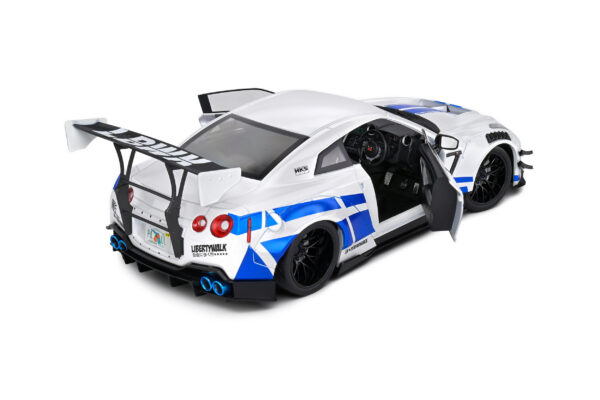 2024 Nissan GT-R (R35) LB Work Body Kit 2.0, blue/white