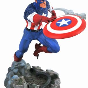 Marvel Comic Gallery Vs. Statue Captain America