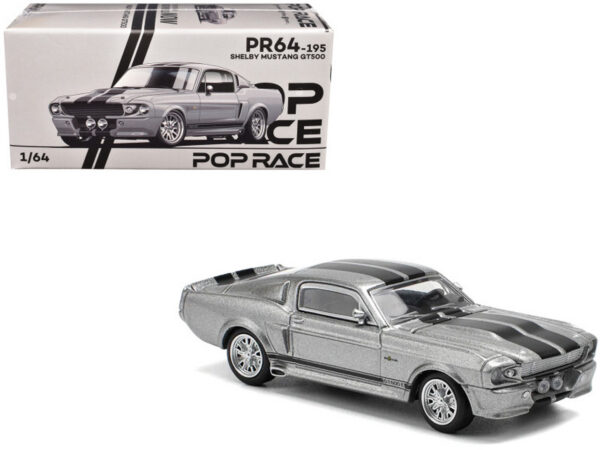 1967 shelby mustang gt500, grey/black