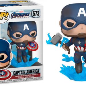 113766_144835.jpg Avengers: Endgame POP! Movies Vinyl Figure Captain America w/Broken Shield & Mjölnir