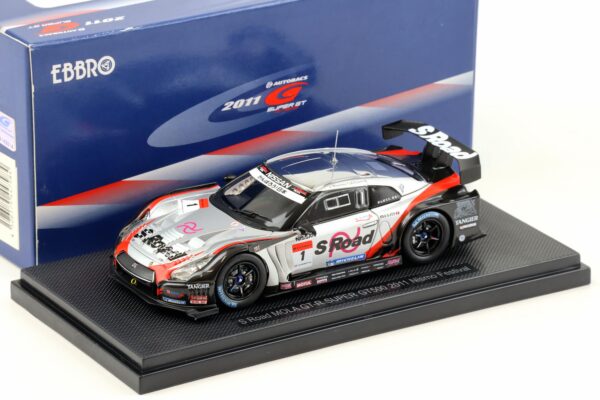 2011 Nissan S Road Mola GT-R Super GT500 #1 Nismo Festival, silver/black