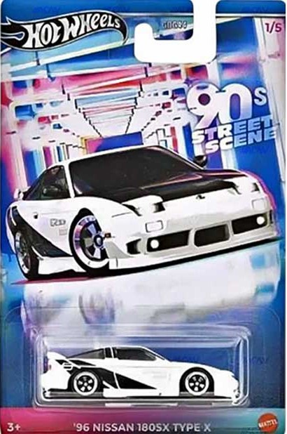 Hot Wheels 90s Street Scene Serie 1996 Nissan 180SX Type X