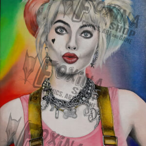 FoxinaART - Harley Quinn reprodukce