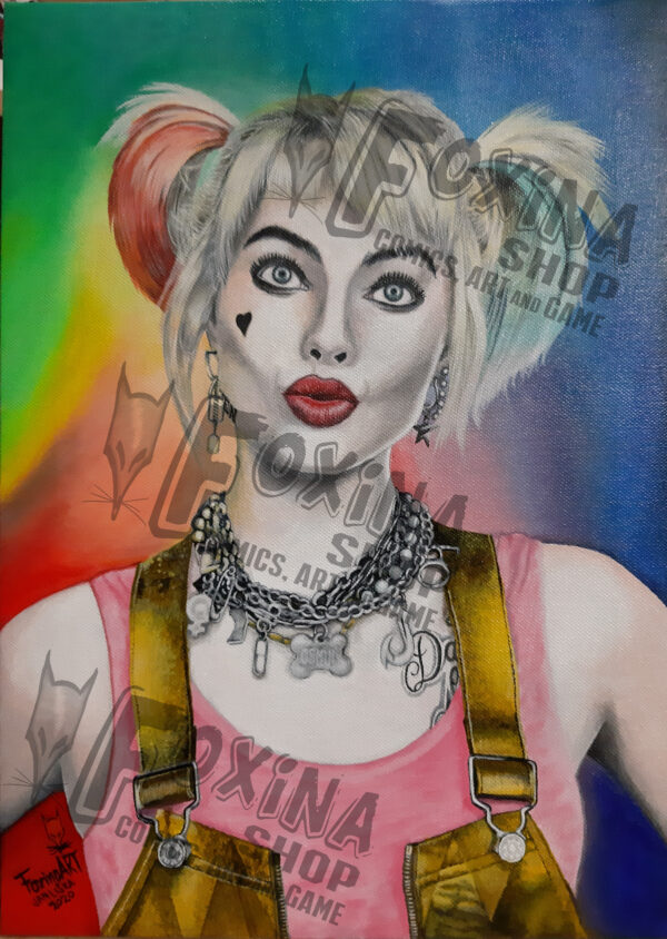 FoxinaART - Harley Quinn reprodukce