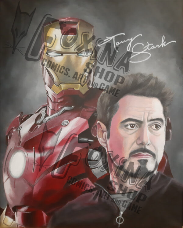 FoxinaART - Tony Stark reprodukce