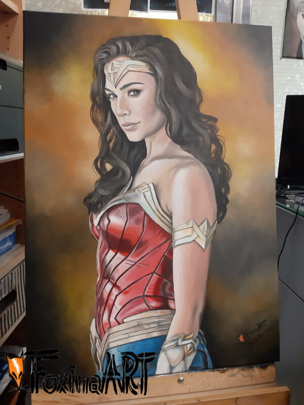 FoxinaART - Wonder Woman Limitovaná Reprodukce