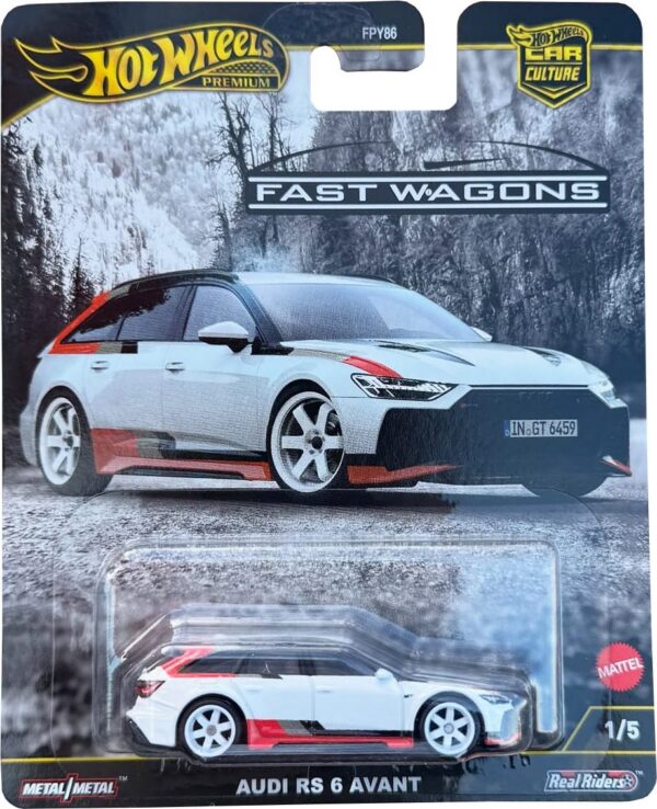 2025-CC-Fast-Wagons-1.jpg Hot Wheels Premium Fast Wagons Car Culture - Audi RS6 Avant