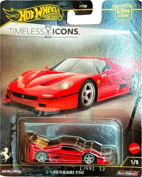 Hotwheels Premium Car Culture Timeless Icons Ferrari F50