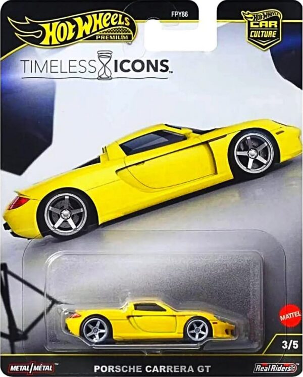 Hotwheels Premium Car Culture Timeless Icons Porsche Carrera GT