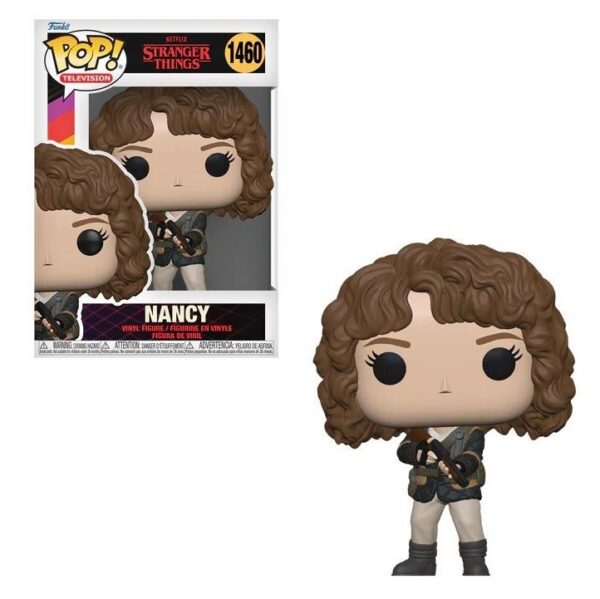 Stranger Things POP! TV Vinyl Figure Hunter Nancy with Shotgun