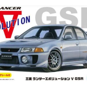 254190_1_lg.jpg 1998 Mitsubishi Lancer Evolution V GSR w/ Window Frame Masking , plastic modelkit.
