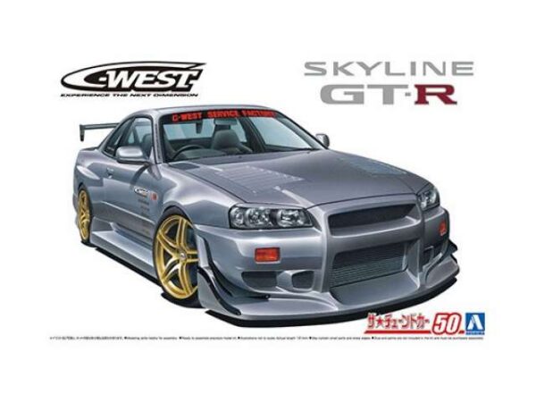 273569_2_lg.jpg 2002 Nissan Skyline C-West BNR34 GT-R, plastic modelkit