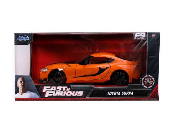 305667_1_lg.jpg 2020 Toyota Supra F&F F9, Orange/Black 1/24