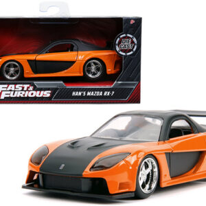 1993 Han's Mazda RX-7 F&F, Orange/Black