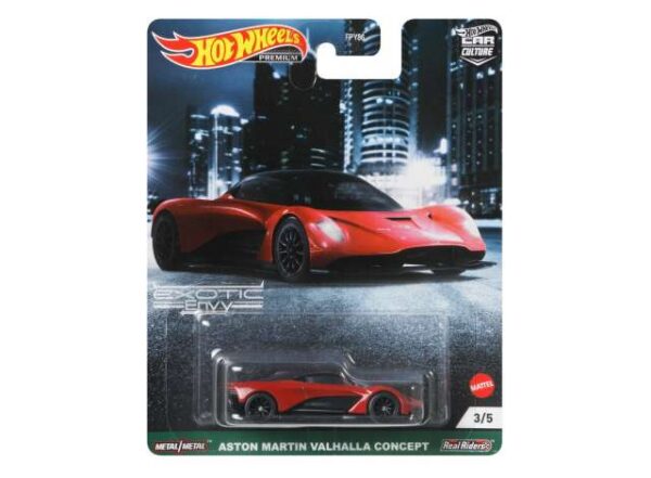 Hot Wheels Premium Aston Martin Valhalla, red