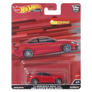 317555_1_lg.jpg Hot Wheels Premium 2012 Mercedes Benz C63 AMG Coupe black series, red