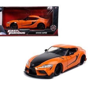 2020 Toyota Supra F&F F9, Orange/Black 1/24