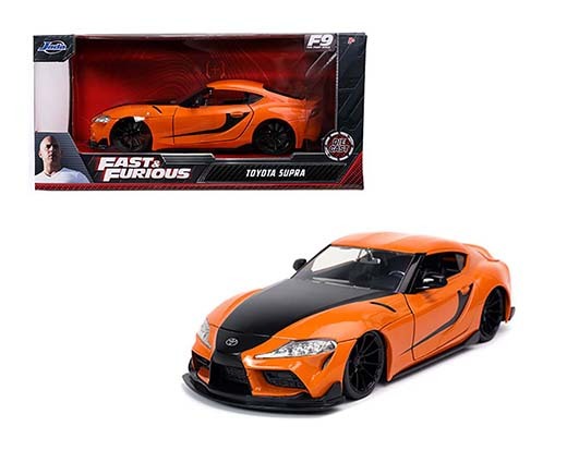 32097__42729.1613079323.1280.1280.jpg 2020 Toyota Supra F&F F9, Orange/Black 1/24