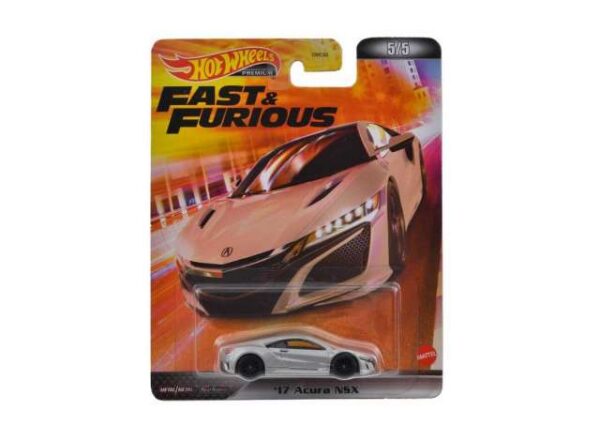 Hot Wheels Premium 2017 Acura NSX, silver
