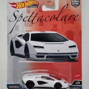 Hot Wheels Premium Spettacolare (Italian Cars), Car Culture - Lamborghini Countach LP1 800-4 white