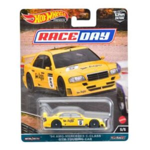 326614_1_lg.jpg Hot Wheels Premium 1994 AMG Mercedes Benz C-Class DTM Touring Car #5, yellow