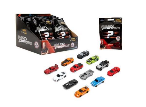 Fast & Furious Nano Hollywood Cars Diecast Mini Cars  Blind pack