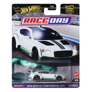 Hot Wheels Premium Car Culture Race Day - 2018 Bentley Continental GT3, white/green