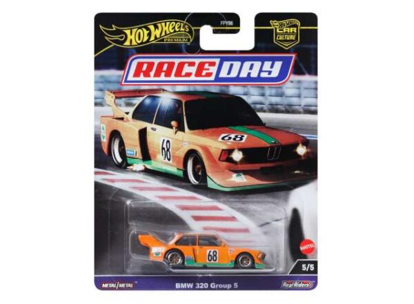 Hot Wheels Premium Car Culture Race Day - BMW 320 Group 5 #68, orange/green