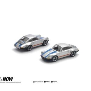 Porsche Singer, silver/blue