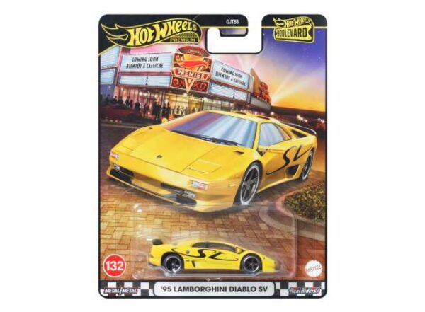 342689_1_lg.jpg Hot Wheels Premium 2025 Boulevard 1995 Lamborghini Diablo SV, yellow