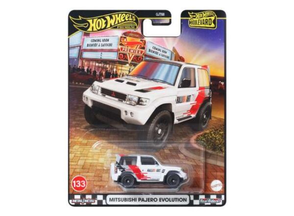 342689_2_lg.jpg Hot Wheels Premium 2025 Boulevard Mitsubishi Pajero Evolution, white/red