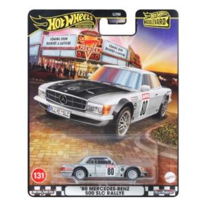 Hot Wheels Premium 2025 Boulevard 1980 Mercedes Benz 500 SLC Rallye, silver