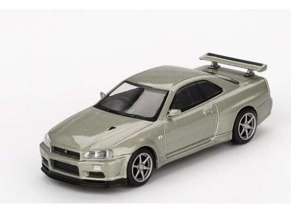 346895_1_lg.jpg Mini GT 2002 Nissan Skyline GT-R (R34) V-Spec II, Nur millenium jade