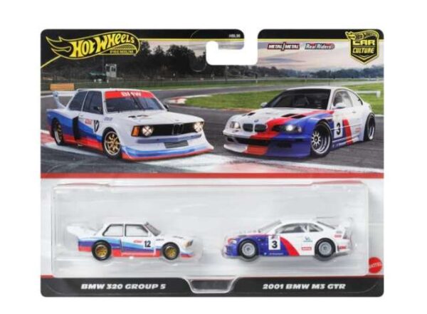 BMW E46 GTR & BMW 320 Grp5 *Premium 2-pack*, white/red/blue