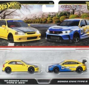 348133_1_lg.jpg 1999 Honda Civic Type R (EK9) & Honda Civic Type R *Premium 2-pack*, yellow/blue