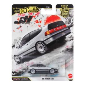 Hot Wheels Premium Car Culture Japan Historic 1988 Honda CRX, silver