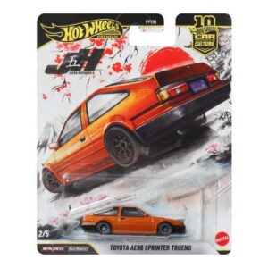 Hot Wheels Premium Car Culture Japan Historic Toyota AE86 Sprinter Trueno, red