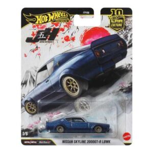 Hot Wheels Premium Car Culture Japan Historic LB Nissan Skyline 2000GT-R LBWK, blue