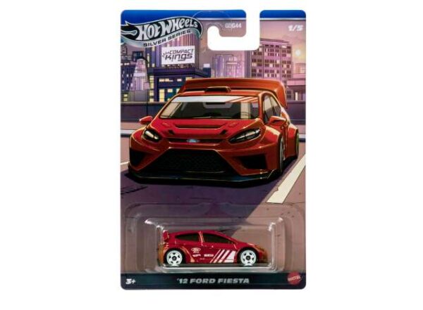 Hotwheels Compact Kings 2012 Ford Fiesta, red