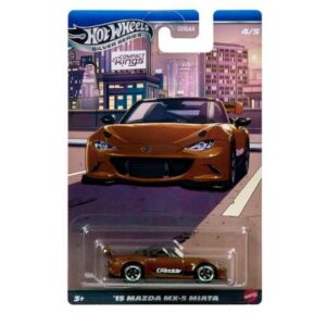 Hotwheels Compact Kings 2015 Mazda MX-5 Miata, brown