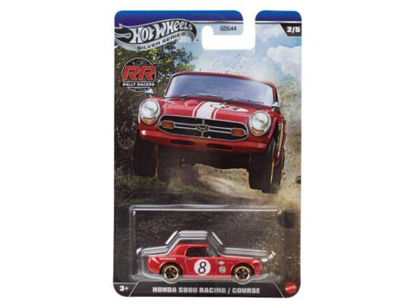 Hotwheels Rally Racers Honda S800 Racing, red/white
