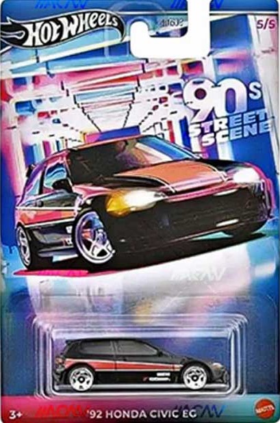 Hot Wheels 90s Street Scene Serie 1992 Honda Civic EG