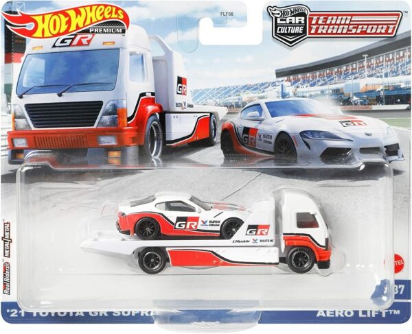 Hot Wheels - 2021 Toyota GR Supra & Aero Lift Truck