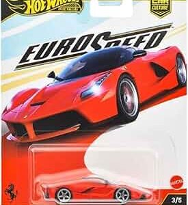 Hot Wheels Premium Car Culture Euro Speed Laferrari, red
