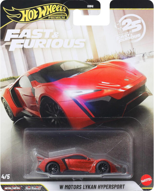 Hot Wheels Premium Fast & the Furious W Motors Lykan Hypersport