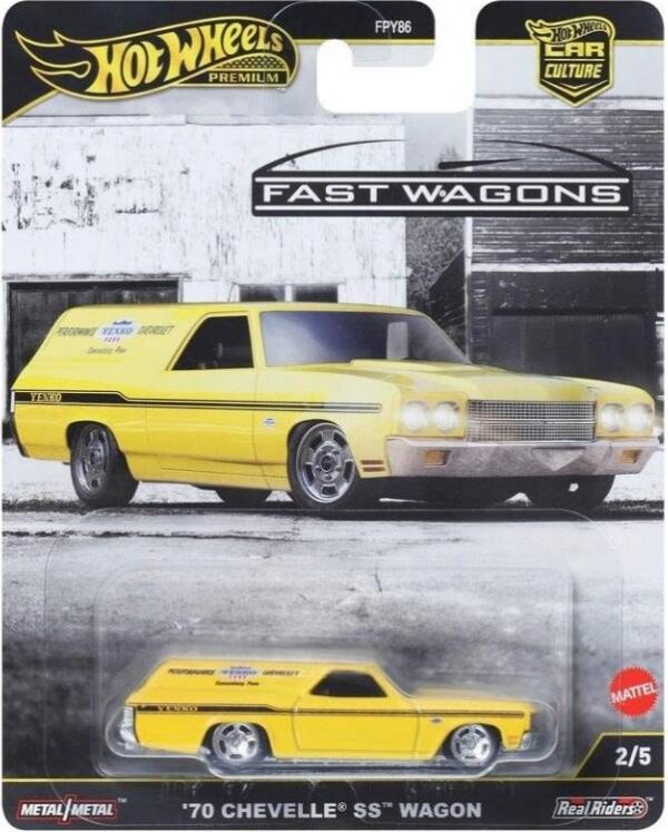 Hot Wheels Premium Fast Wagons Car Culture - 1970 Chevrolet Chevelle Wagon