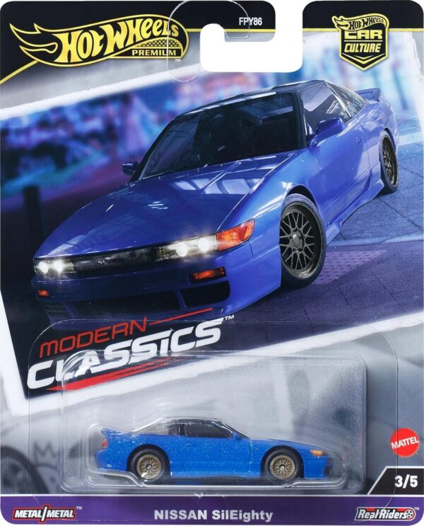 91jLsxtdk1L-_AC_SL1500_.jpg Hot Wheels Premium Modern Classics Nissan SilEighty, blue 3/5