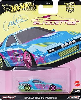 Hot Wheels Premium Silhouettes Car Culture -  Mazda RX7 FC Pandem